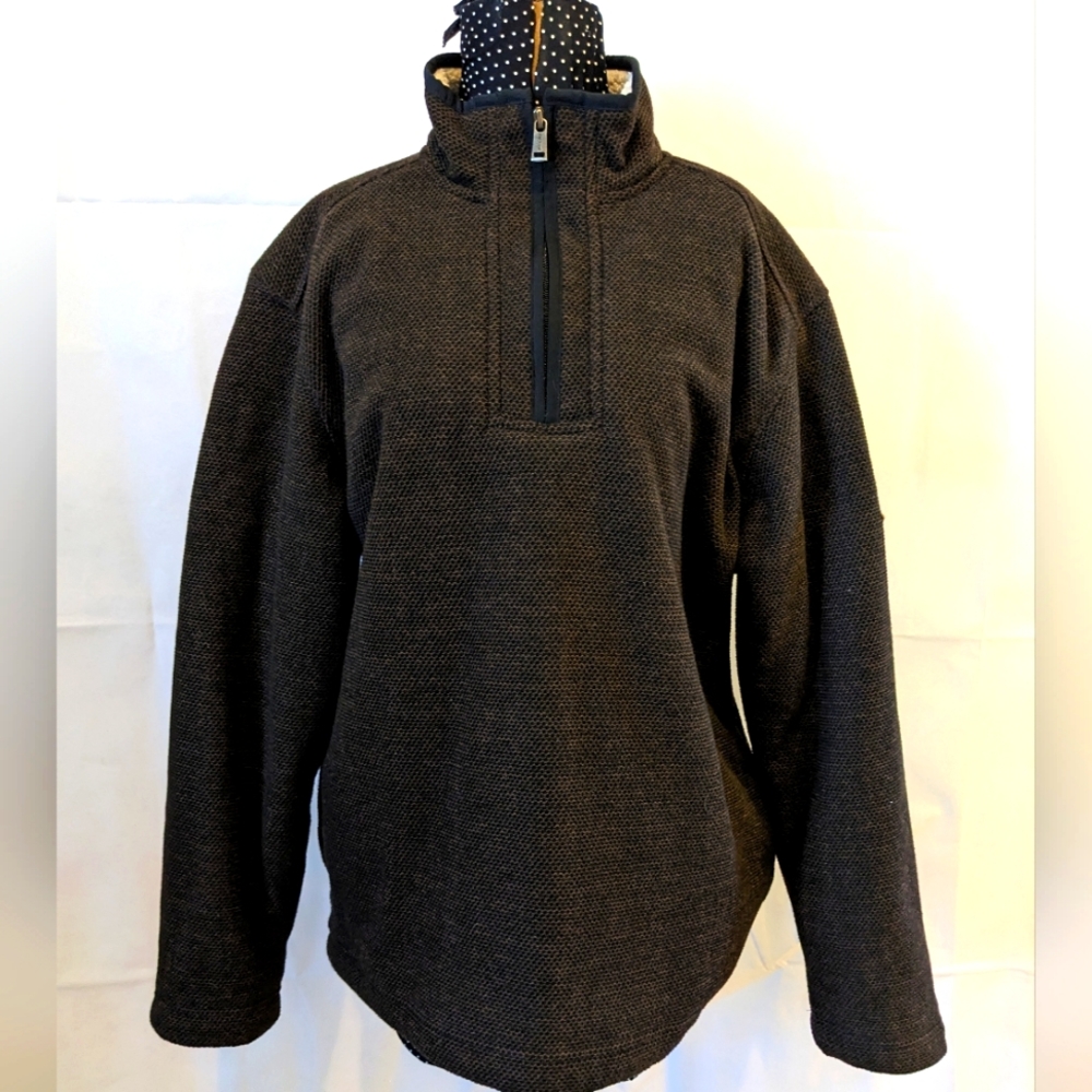 Orvis Brighton 1/4 Zip Sherpa Lined Men's Sweater